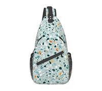 Sling Backpack Art Triangle Sling Bag Crossbody para Hombres y Mujeres Small Packable Rope Chest Bag Daypack para Deportes de Ciclismo al Aire Libre