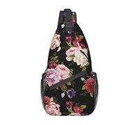 Sling Backpack Art Triangle Sling Bag Crossbody para Hombres y Mujeres Small Packable Rope Chest Bag Daypack para Deportes de Ciclismo al Aire Libre