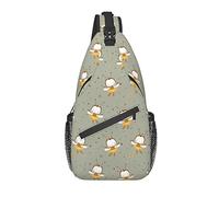 Sling Bag Bee Cute Animal Farmhouse Senderismo Daypack Crossbody Hombro Mochila Travel Chest Pack para Hombres Mujeres