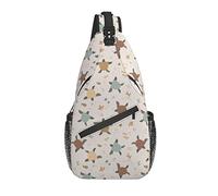 Sling Bag Boho Childish Sea Turtle Childish Senderismo Daypack Crossbody Hombro Mochila Travel Chest Pack para Hombres Mujeres