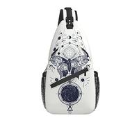 Sling Bag Butterfly Magic Tarot Mystic Senderismo Daypack Crossbody Hombro Mochila Travel Chest Pack para Hombres Mujeres