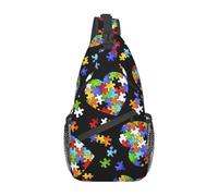 Sling Bag Colorido Geométrico Triángulo Crossbody Mochila Bolso De Hombro Casual Daypacks para Mujeres Hombres Ciclismo