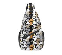 Sling Bag Cut Cat Paw Kitten Senderismo Mochila Crossbody Hombro Mochila Travel Chest Pack para Hombres Mujeres