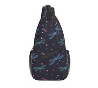 Sling Bag Dragonfly Senderismo Mochila Crossbody Hombro Mochila Viaje Pecho Pack para Hombres Mujeres