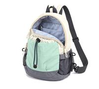 Sling Bag for Men and Women, Lightweight Nylon Chest Pack for Travel | Side Bottle Holder • Rear Zipper Pocket • Water-Repellent Fabric, Outdoor Day Trips