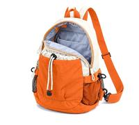 Sling Bag for Men and Women, Lightweight Nylon Chest Pack for Travel | Side Bottle Holder • Rear Zipper Pocket • Water-Repellent Fabric, Outdoor Day Trips