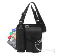 Sling Bag für Männer ,Sport Reise Angeltasche | kleine wasserdichte Organizer für Smartphone und Wasserflasche für Herren für Pendeln, Arbeit, Sport, Wandern, Schule, Reisen und Gym
