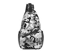 Sling Bag Fútbol Moderno Fútbol Senderismo Mochila Crossbody Hombro Mochila Viaje Cofre Pack para Hombres Mujeres
