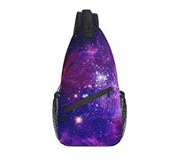 Sling Bag Galaxy Planet Nebula Space Senderismo Mochila Crossbody Hombro Mochila Travel Chest Pack para Hombres Mujeres