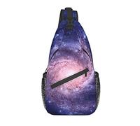 Sling Bag Galaxy Space Nebula Astrología Senderismo Mochila Crossbody Hombro Mochila Travel Chest Pack para Hombres Mujeres