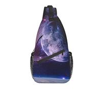 Sling Bag Galaxy Sun Space Senderismo Daypack Crossbody Hombro Mochila Travel Chest Pack para Hombres Mujeres