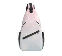 Sling Bag GalaxyPastel Clouds Sky Bright Senderismo Mochila Crossbody Hombro Mochila Travel Chest Pack para Hombres Mujeres
