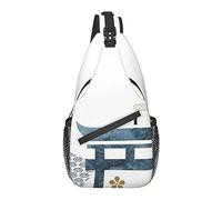Sling Bag Japanese Art Koi Fish Senderismo Mochila Crossbody Hombro Mochila Travel Chest Pack para Hombres Mujeres
