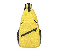 Sling Bag Lemon Yellow Senderismo Mochila Crossbody Hombro Mochila Travel Chest Pack para Hombres Mujeres