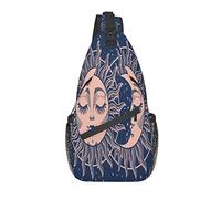 Sling Bag Magic Sun Moon Tarot Astrología Senderismo Mochila Crossbody Hombro Mochila Travel Chest Pack para Hombres Mujeres