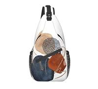 Sling Bag Modern Art Abstract Stone Senderismo Mochila Crossbody Hombro Mochila Viaje Chest Pack para Hombres Mujeres