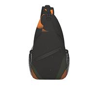 Sling Bag Modern Art Night Moon Mountain Senderismo Daypack Crossbody Hombro Mochila Travel Chest Pack para Hombres Mujeres