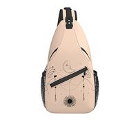 Sling Bag Mystery Hand Sun Moon Tarot Astrología Senderismo Mochila Crossbody Hombro Mochila Travel Chest Pack para Hombres Mujeres
