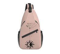 Sling Bag Mystery Hand Sun Moon Witchy Tarot Senderismo Mochila Crossbody Hombro Mochila Viaje Cofre Pack para Hombres Mujeres