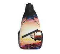 Sling Bag Nebula Galaxy Car Funny Senderismo Daypack Crossbody Hombro Mochila Travel Chest Pack para Hombres Mujeres