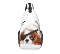 Sling Bag Spaniel Dog Puppy Cute Senderismo Mochila Crossbody Hombro Mochila Travel Chest Pack para Hombres Mujeres