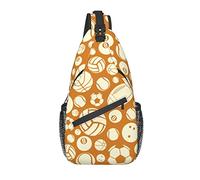Sling Bag Sport Ball Bowling Senderismo Mochila Crossbody Hombro Mochila Travel Chest Pack para Hombres Mujeres