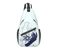 Sling Bag Tarot Magic Boho Hand Witch Mystic Senderismo Daypack Crossbody Hombro Mochila Travel Chest Pack para Hombres Mujeres