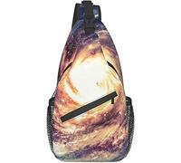 Sling Bag, Universe Milky Way Nebula Galaxy Print Crossbody Sling Mochila para Hombro Casual Mujeres y Hombres