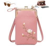 Sling Cross-Body Wallet with Cell Phone Holder, Light Multiple Slots Women Wallets, Retro Anti-Theft Coin Clutch Bag