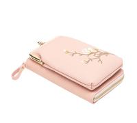 Sling Purse PU Leather, Small Women Wallet With Shoulder Strap For Gym Hiking Running, Summer Travel Passport Bag For Teen Girls And Casual Outings, Multi Purpose Use, 4.33x1.97x7.09 In
