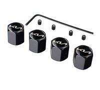 SLINGDA 4 Uds.Tapas Antipolvo para válvula de neumático de Coche para KIA Rio Soul K2 K3 K4 K5 K7 KX3 KX5 KX7 Cerato Forte Ceed Sportage Hexagonal Aleación para neumático a Prueba de Polvo Tapa