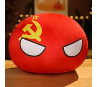 SLINGDA Country Ball Plushies Pelota Polaca Juguete De Peluche NiñOs PaíS Juguete De Peluche Mini Colgante Felpa Lindo Llavero Anime Peluche Juguete NiñO NiñA Regalo 10cm / 4in