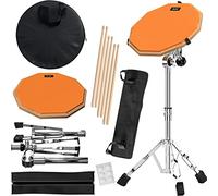Slint 12 Inch Drum Practice Pad & Snare Stand - Double Sided Snare Drum, Fun Cool Gifts for Women, Men, Unique gifts for Drummers