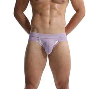 Slip Hombre- Slips Hombre Sin Costuras Tipo BóXer De Malla Transpirable De Tiro Bajo Cómodos Y Suaves con Abertura Lateral para Uso Diario Básica