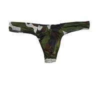 Slip Hombre XL, Triangulares Slip Hombre Deporte, Ropa Interior Camuflaje Male Trunks Ultrasuave Bragas Ultraligeras Calzoncillos Ultrafinos Deportivos Transpirables Cómodos Calzoncillos Hombre, Verde