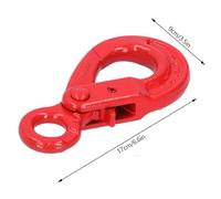 Slip Hook Safety Lock Heavy Duty Rotating Lifting Rigging Towing Hooks for Factory Lifting and Construction Engineering Alloy Steel G80 2T