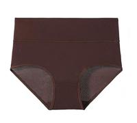 Slip Mujer Algodón Hielo Alta Transpirable Deporte Sexy Cómodo Sin Costura Elegante para Yoga Y Actividades Físicas, marrón, XL