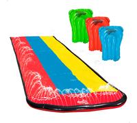 COLORBABY 47021 - Slip ‘N Slide Pista Deslizante de Agua, Medidas 4.8 m con 3 Tablas de Surf, Juegos de Agua, Juguetes de Exterior, Juegos de Piscina, Juegos al Aire Libre para niños y niñas