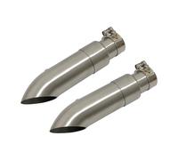 Slip-On Exhaust System Short GP Slip Ons Mufflers with DB Killer Fits For Indian Scout For Bobber Sixty For Rogue Twenty 2015-2024(Silver with Muffler)