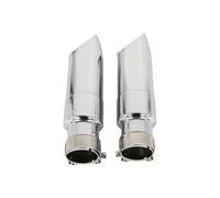 Slip-On Exhaust System Short GP Slip Ons Mufflers with DB Killer Fits For Indian Scout For Bobber Sixty For Rogue Twenty 2015-2024(Chrome with Muffler)