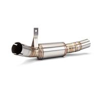 Slip On Line Escape Tube Motorcycle Para Benelli Para Leoncino 500 Para Trail BJ500 Middle Connect Muffler Silenciador de escape de motocicleta(A)