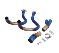 Slip ON Motorcycle Exhaust Escape Moto 51MM Front Middle Link Pipe Muffler Stainless For Kawasaki ER6N For Versys 650 Z650 For Ninja 650,Direct Fit