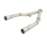 Slip On para BMW G310R G310GS 310R 310GS Sistema De Escape para Motocicleta Enlace Medio Delantero Doble Tubo Conexión 51mm Silenciador Moto