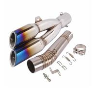Slip On para NC700 NC700X NC700S NC750X NC750 Sistema De Escape para Motocicleta Medio Tubo Conexión Silenciador Doble Agujero DB Killer