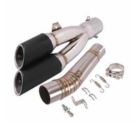 Slip On para NC700 NC700X NC700S NC750X NC750 Sistema De Escape para Motocicleta Medio Tubo Conexión Silenciador Doble Agujero DB Killer