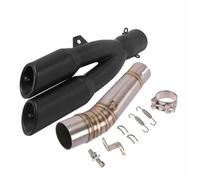 Slip On para NC700 NC700X NC700S NC750X NC750 Sistema De Escape para Motocicleta Medio Tubo Conexión Silenciador Doble Agujero DB Killer