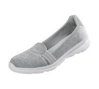 Slip on Shoes Women Wide Fit Wedge Trainers Breathable Low Top Mesh Walking Sneakers Lightweight Arch Support Orthopedic Shoes Non Slip Soft Running Trainer Daily Ladies Outdoor Gym Athletic
