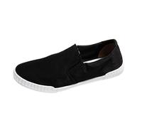Slip on Sneaker Herren Breite Füße Segeltuchschuhe Slipper Freizeitschuhe Herren ohne Schnürschuhe Sportschuhe atmungsaktiv Walking Schuhe rutschfest Laufschuhe leichte Sommerschuhe, gris oscuro, 44