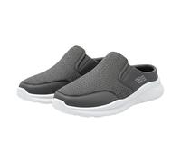 Slip on Sneaker Herren ohne Schnuersenkel Schuhe Mesh atmungsaktiv Turnschuhe Leichtgewichts Laufschuhe Outdoor Sportschuhe Sommerschuhe Jogging Walkingschuhe Joggingschuhe Fitness Männer Shoes, gris