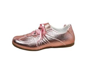 Slip On Sneakers - Zapatillas deportivas para mujer, con puntera redonda, suela plana, suela fina, zapatos de baile para mujer, zapatos casuales, modernos, lisos, cómodos, zapatos deportivos para el